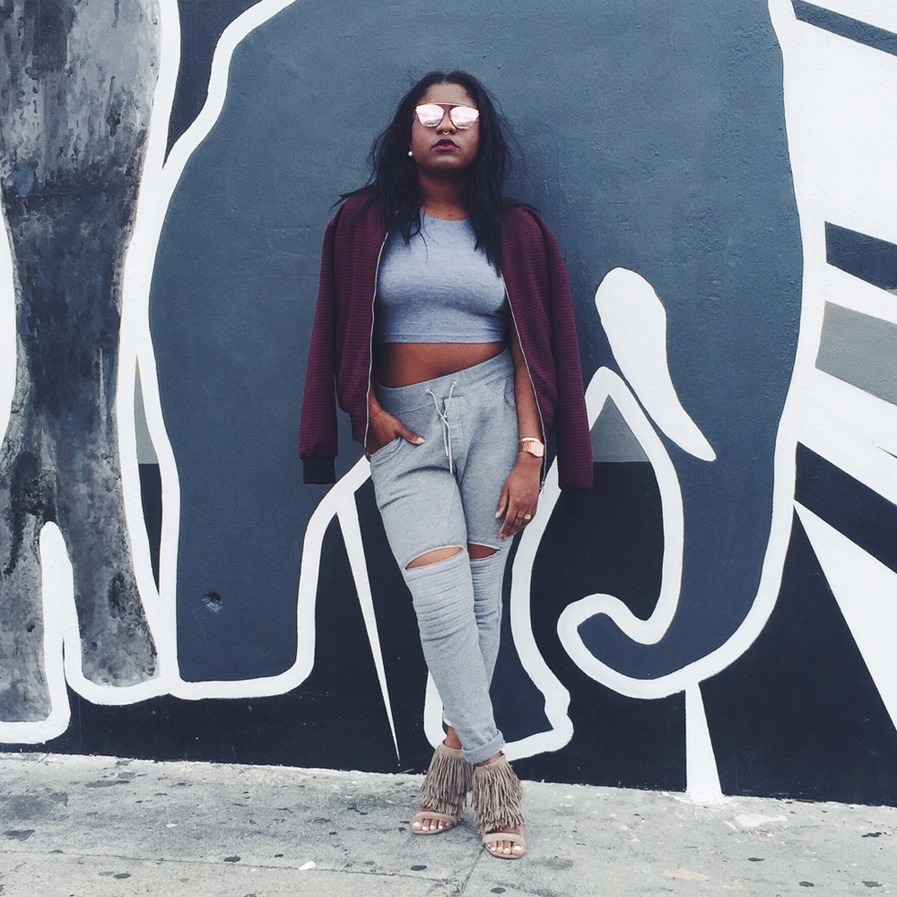 Textured Maroon Bomber Jacket