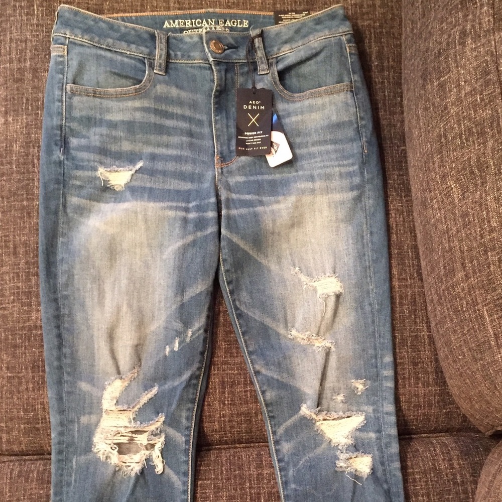 American Eagle Distressed Jeggings