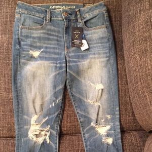 American Eagle Distressed Jeggings