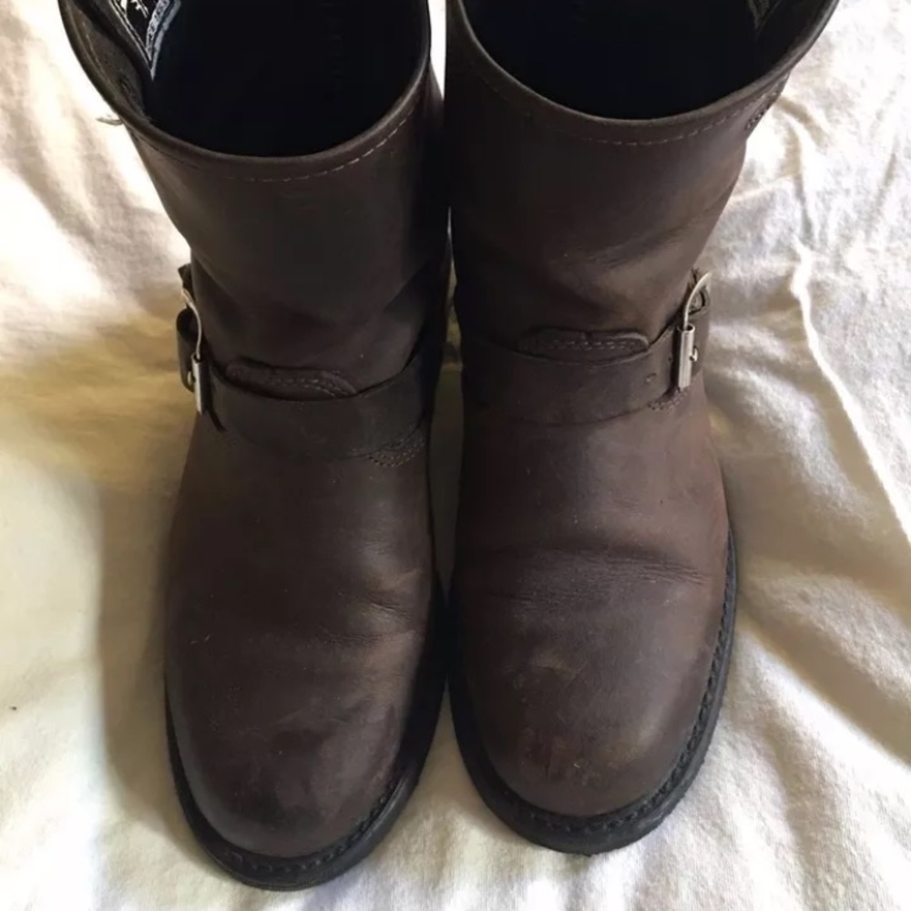 Frye 8R engineer motorcycle boots