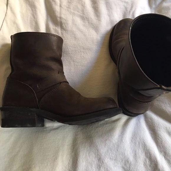 Frye 8R engineer motorcycle boots - Picture 2 of 4