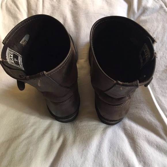 Frye 8R engineer motorcycle boots - Picture 3 of 4