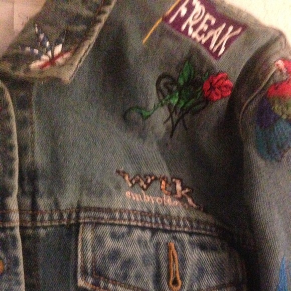 One Of A Kind Bohemian Embroidered Jacket - Picture 5 of 8