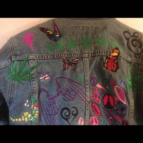 One Of A Kind Bohemian Embroidered Jacket - Picture 8 of 8