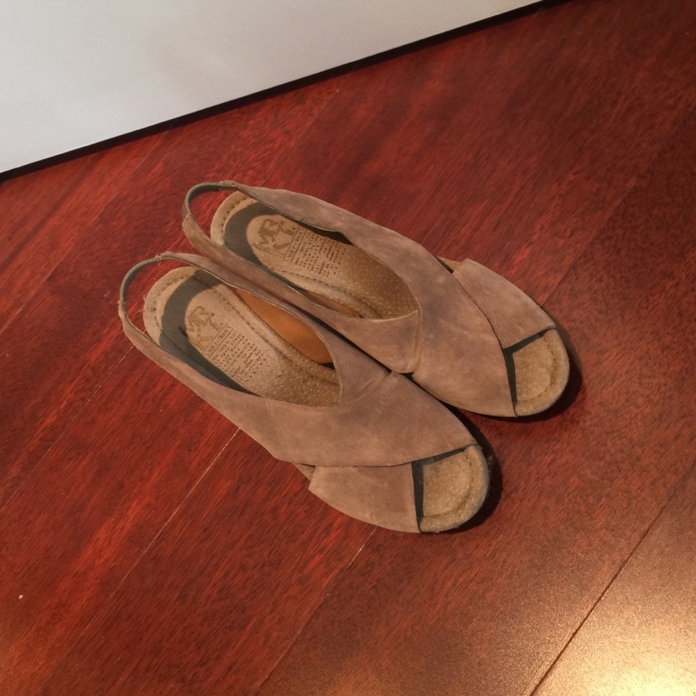 Suede heels