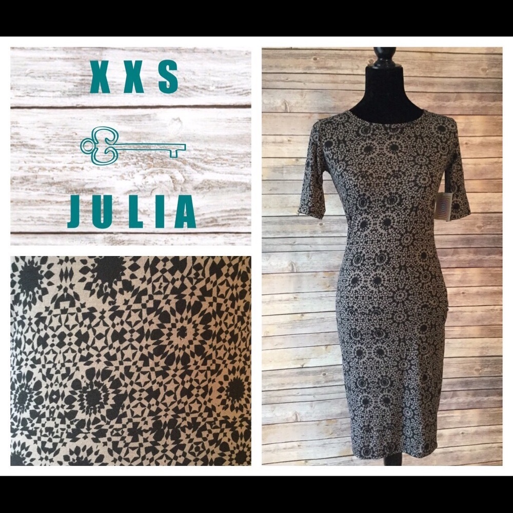 XXS Lularoe Julia dress NWT