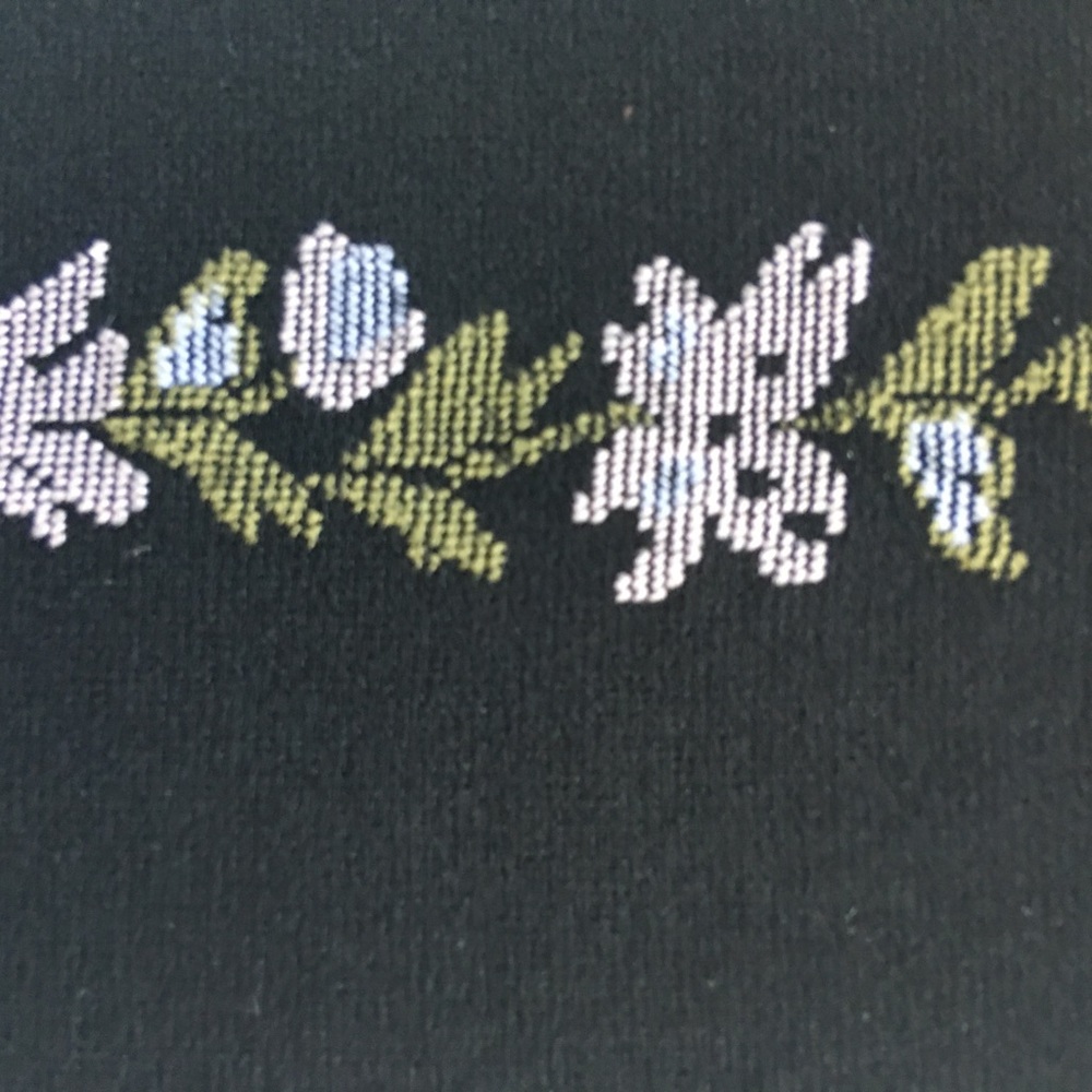 Urban Outfitters Floral Vine Tights Med/Large - Picture 2 of 4