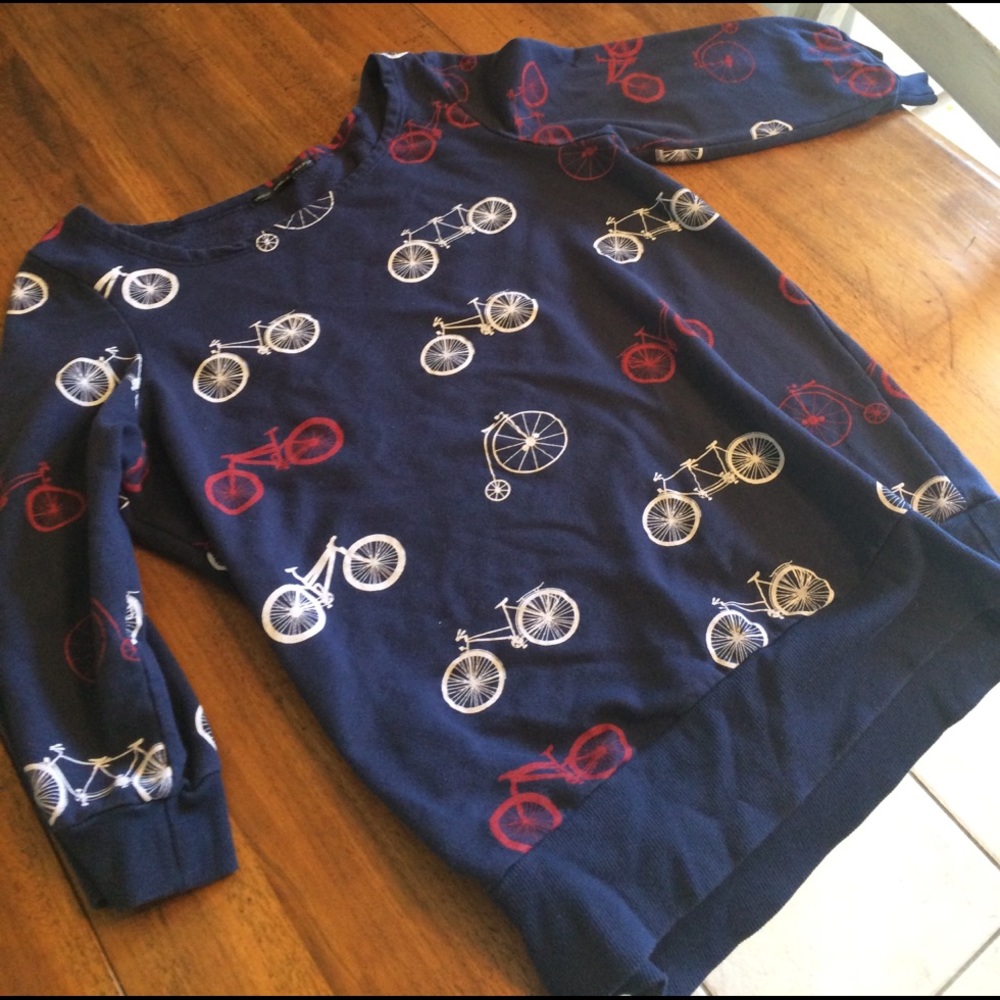 Cute bicycle sweatshirt