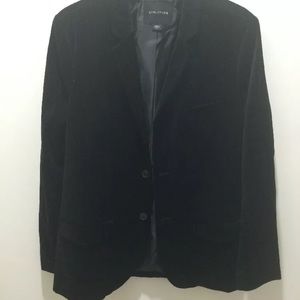 Structure Black Velvet Blazer