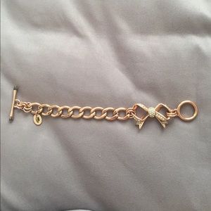Juicy Couture rose gold bracelet