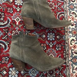 Madewell suede booties