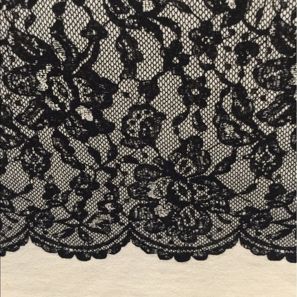 Talbots "lace" top
