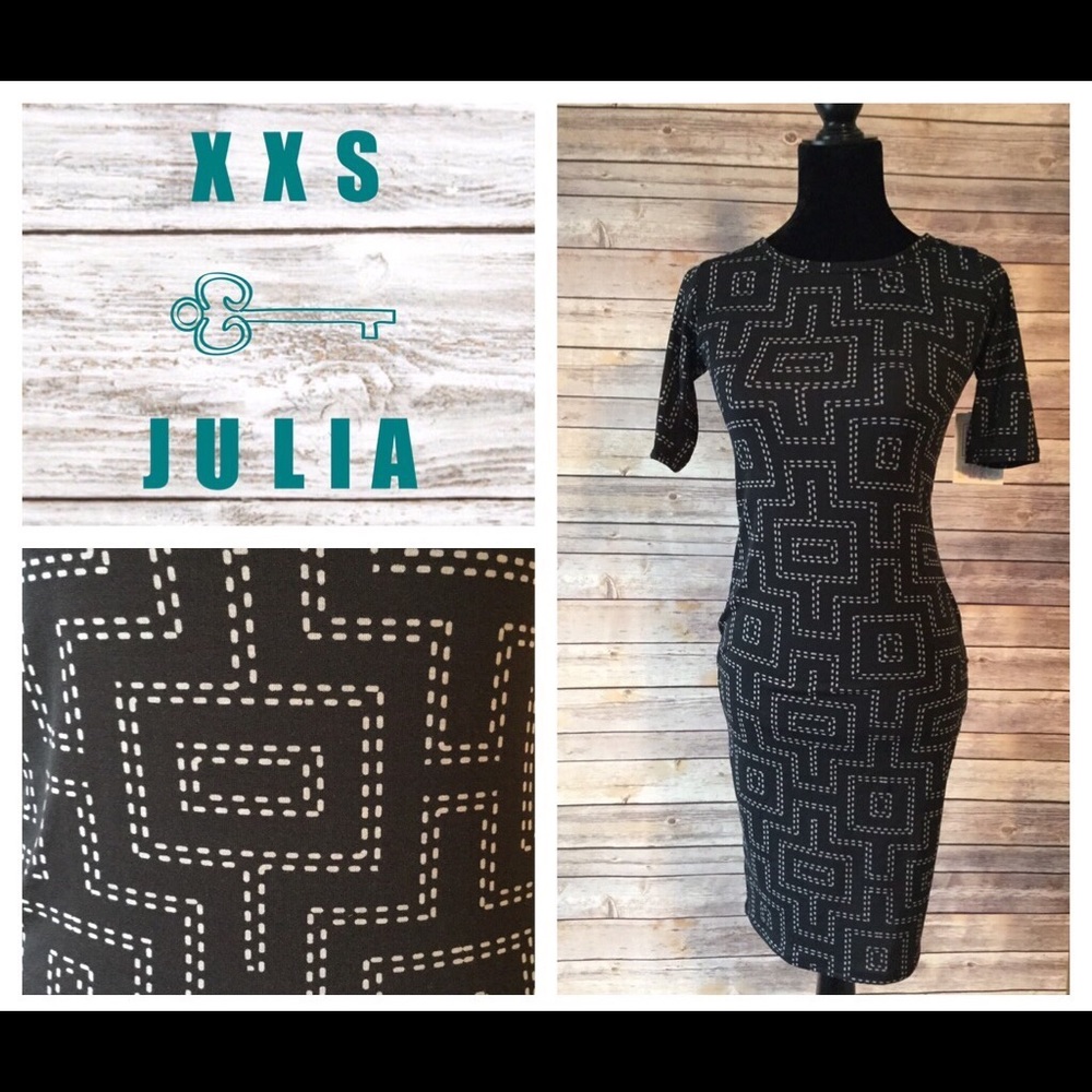 XXS Lularoe Julia T shirt dress