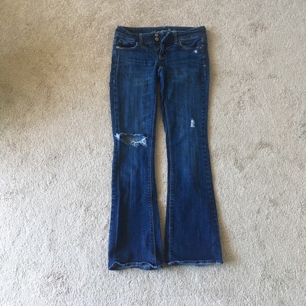 American Eagle Dark Distressed Artist