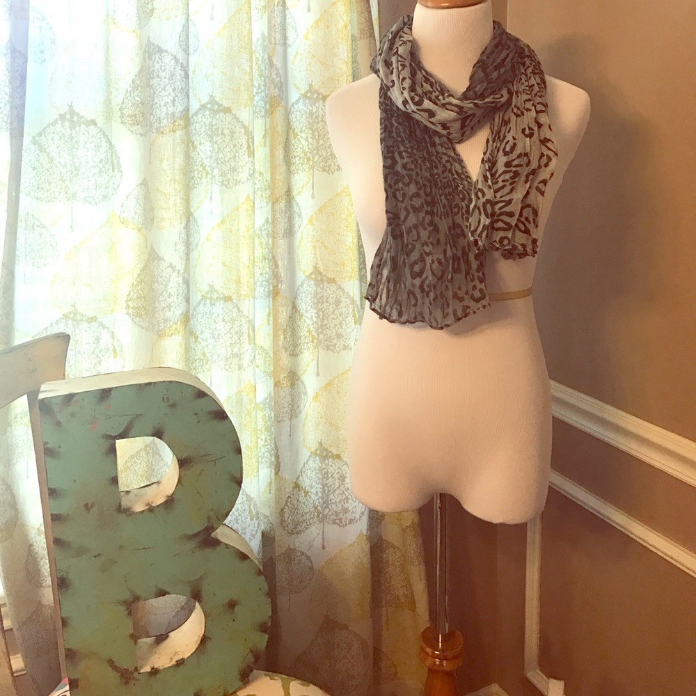 Cheetah print scarf