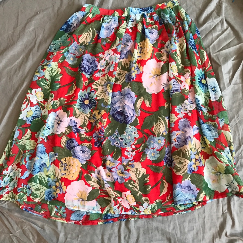 Floral Skirt
