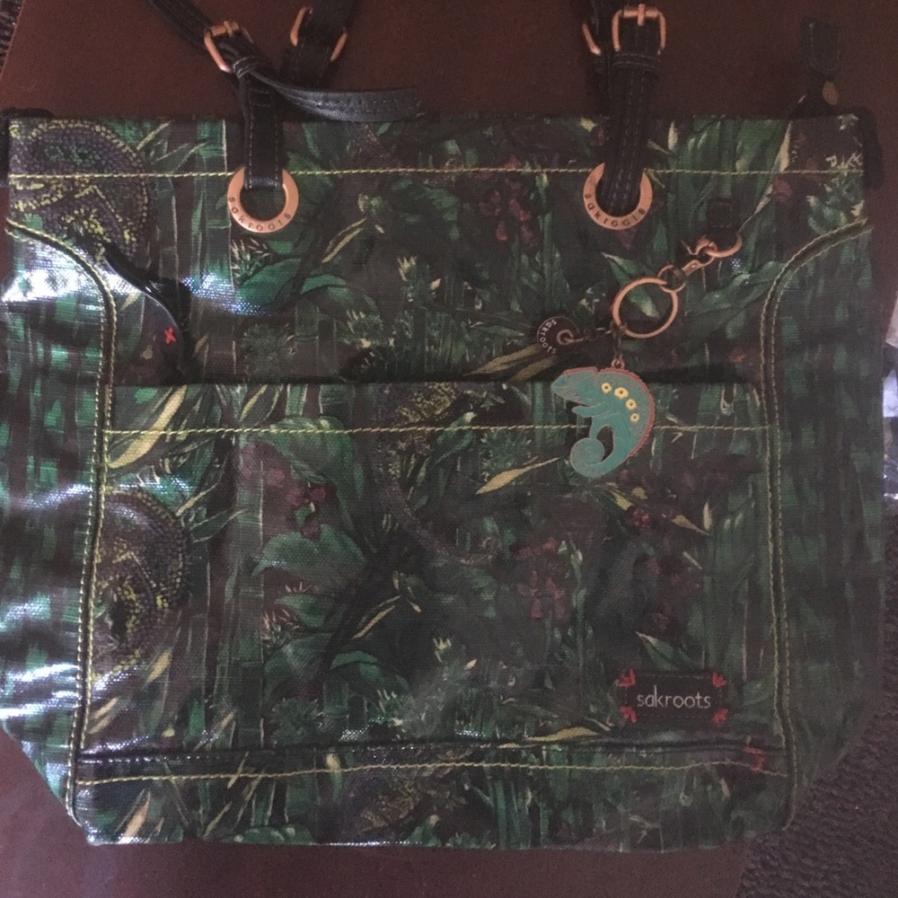 SALE The Sak Roots chameleon forest purse