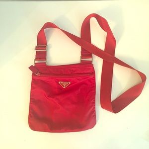 Prada cross body bag nylon.