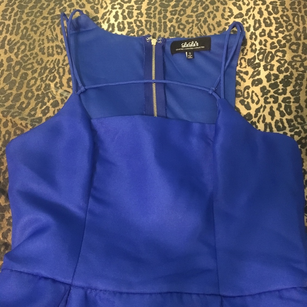 Lulu's Cobalt Blue Dress - Picture 2 of 7
