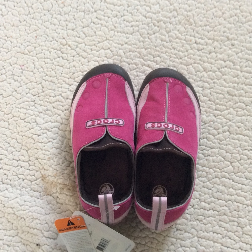 Pink Winter Crocs for Girls