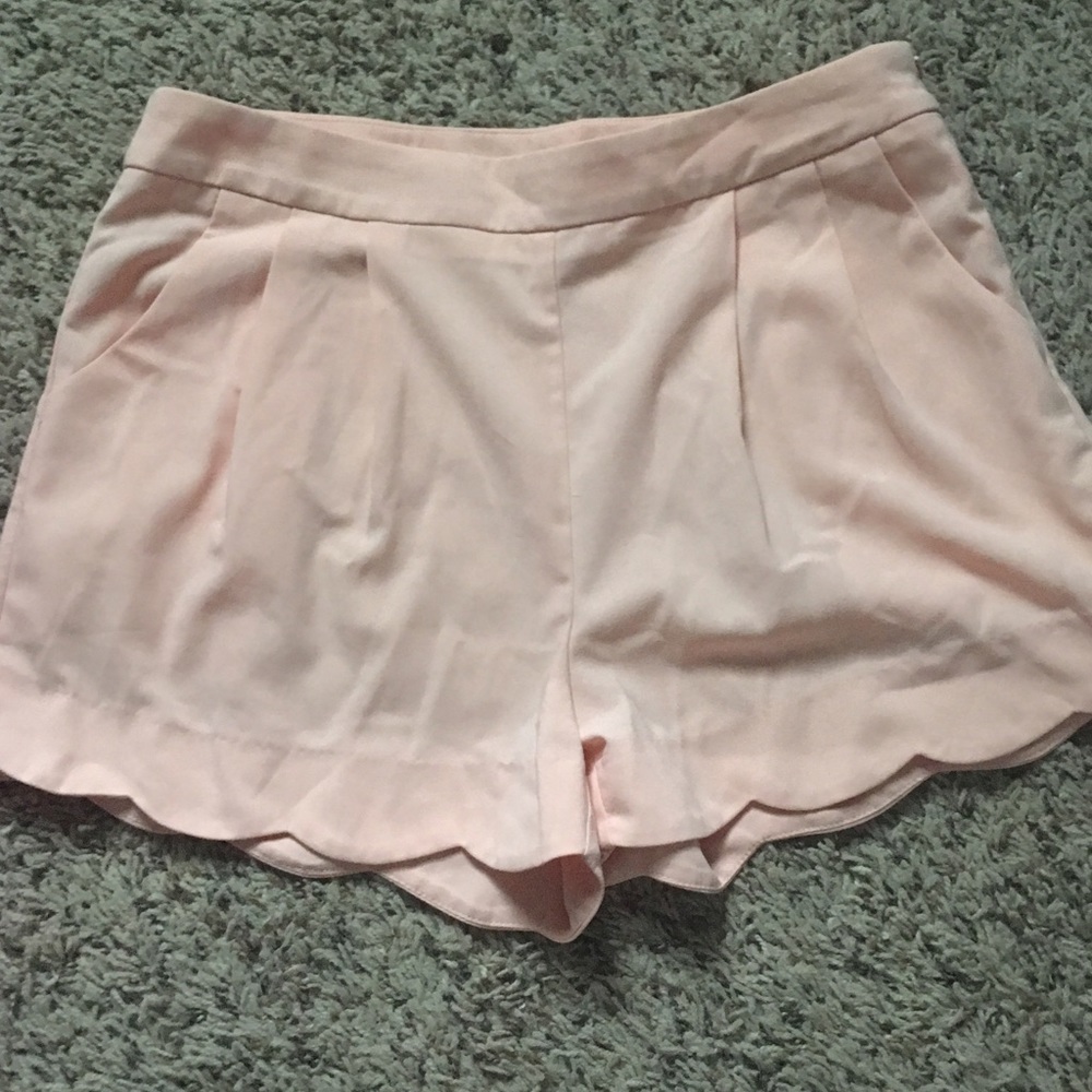 Scalloped shorts