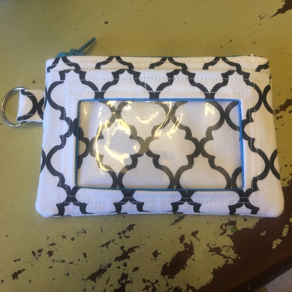 Patterned Keychain Wallet