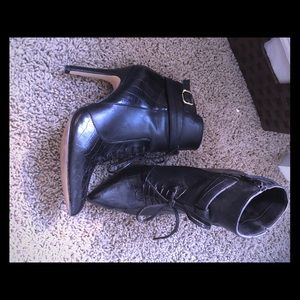 Altuzarra snake skin booties