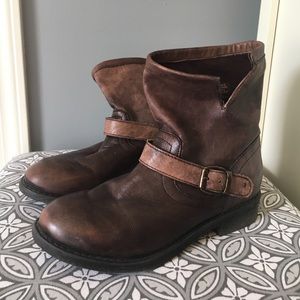 Zigisoho Real leather ankle boots barely worn