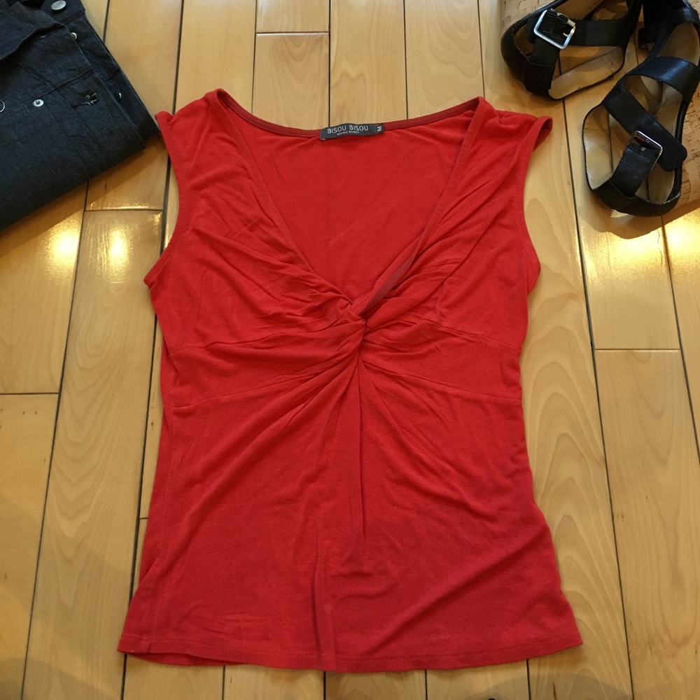 NWOT designer BISOU BISOU top