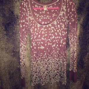 Free People Long Sleeve Flannel