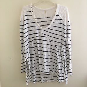 Free People low-high vneck thermal!