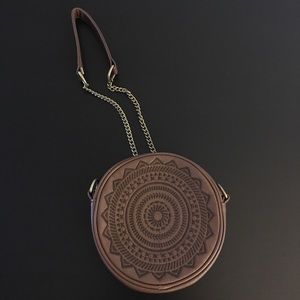 Embroidered medallion bohemian crossbody bag