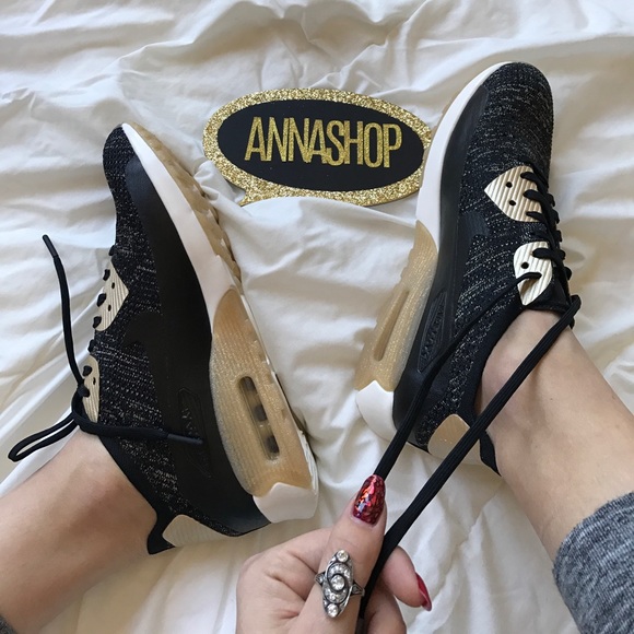 Nwt air max ultra Flyknit gold,black - Picture 4 of 8