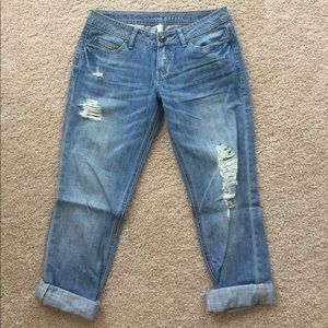 Lauren Conrad jean boyfriend cuffed capris