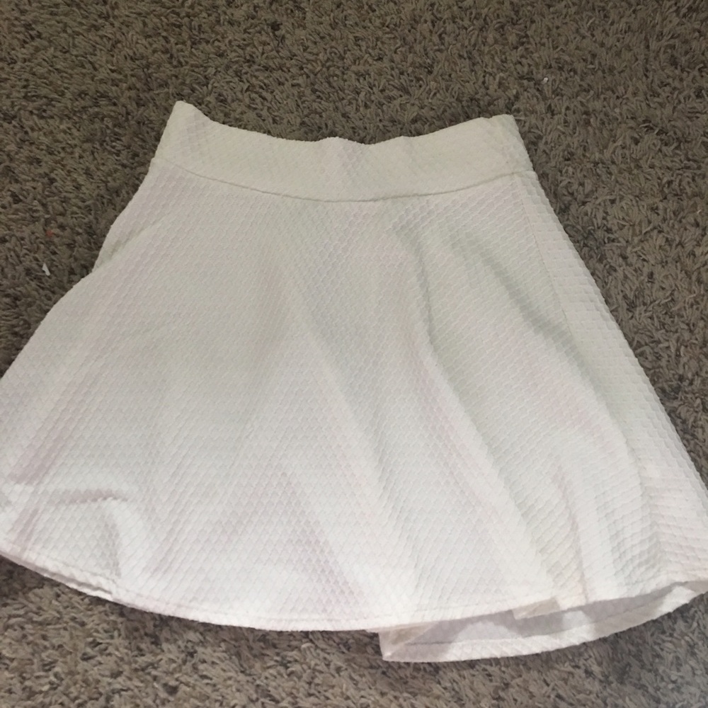 White skirt