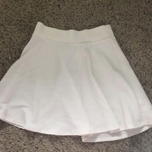 White skirt
