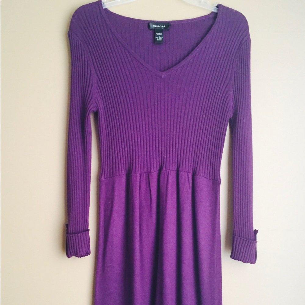 Spense Ribbed Knit Dress. - Picture 2 of 2
