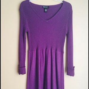 Spense Ribbed Knit Dress.