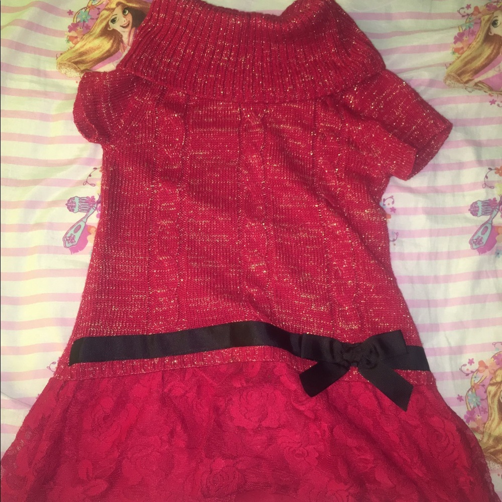 Gorgeous red girls dress