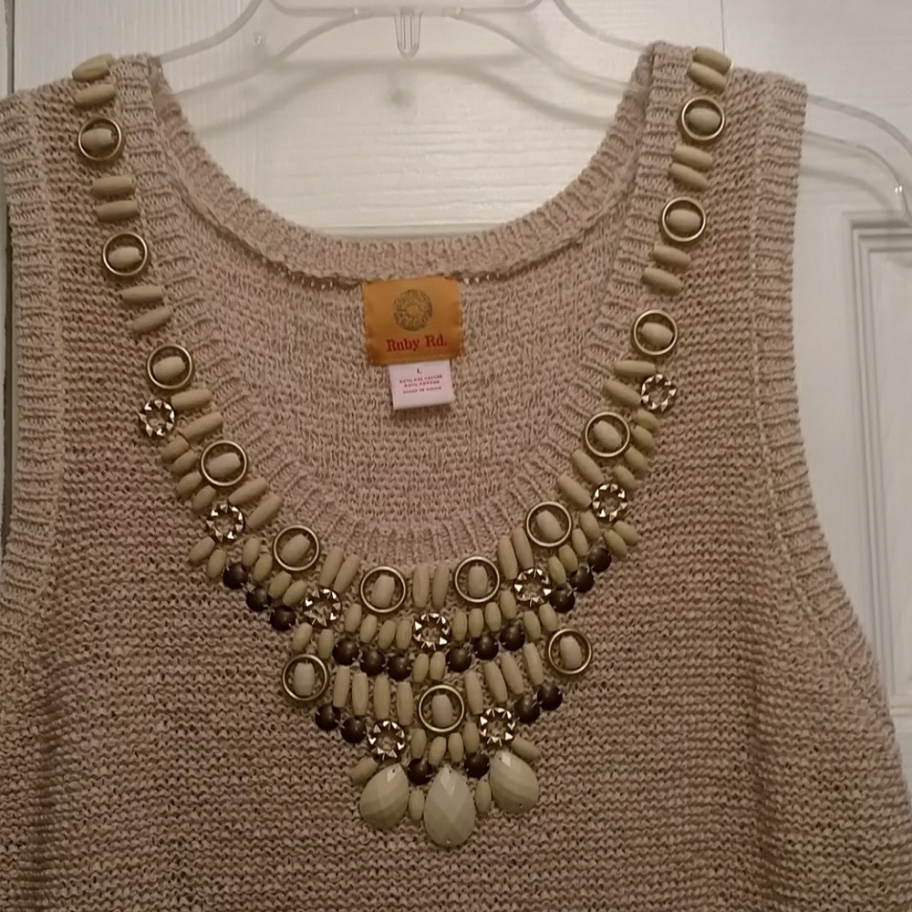 Ruby Rd Dressy Tank - Picture 2 of 5