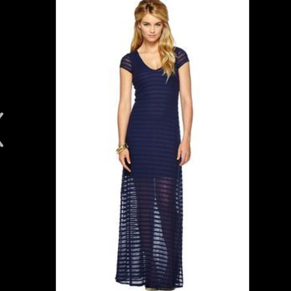 Lilly Pulitzer Navy Sexy Maxi Dress