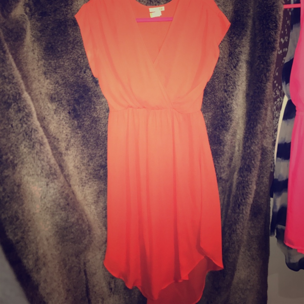 GB Orange Flowy Dress!