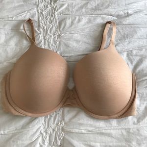 Victoria's Secret Nude Perfect Coverage Bra 36DD