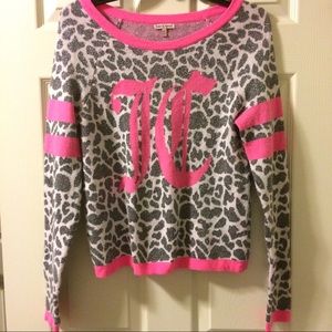 Juicy couture Metallic colorful sweater