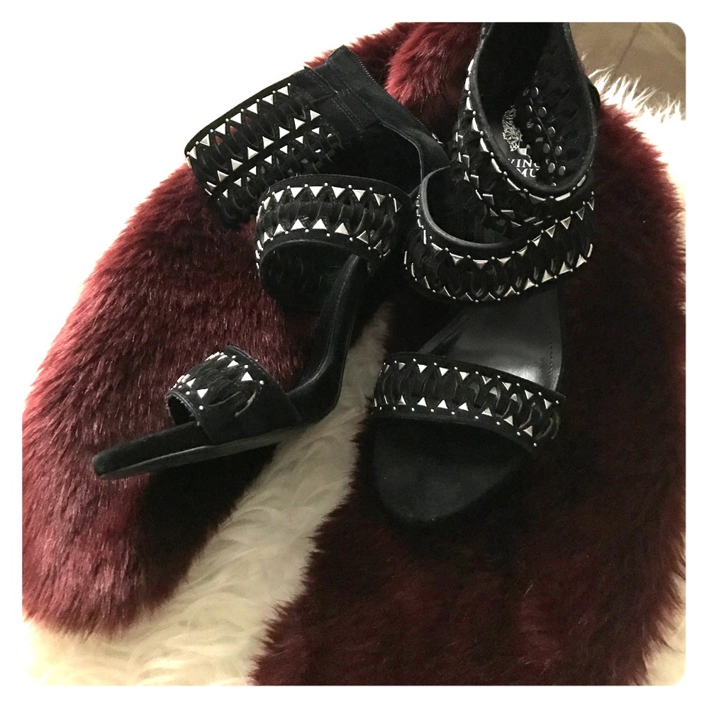 Vince Camuto studded cut out heels