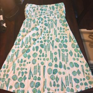 Women's M Lilly Pulitzer Strapless Dress EUC