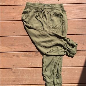 Army green pants