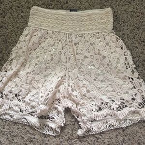 Lace shorts