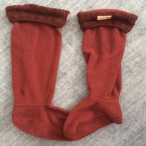 NWOT Maroon Hunter Boot Socks