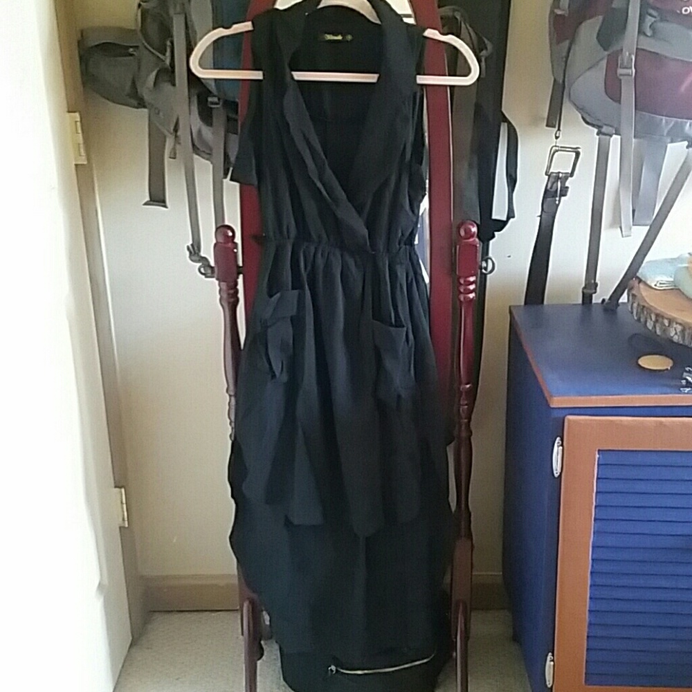 High/low Black Dress Size Small